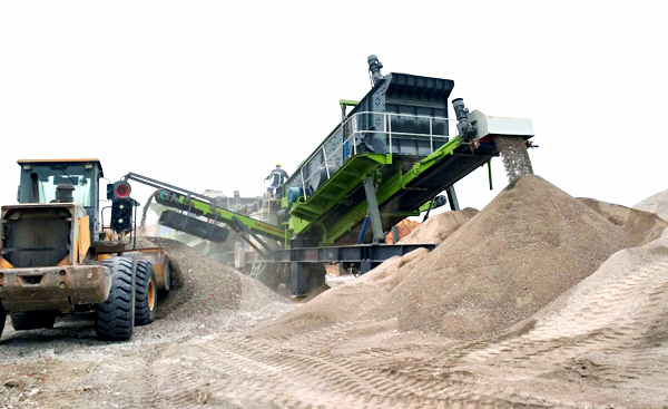 DPF建筑垃圾移動破碎站視頻